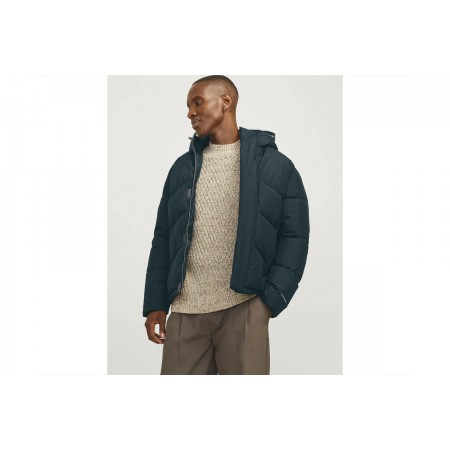 Jack & Jones JjWorld Ανδρικό Puffer Μπουφάν Πετρόλ