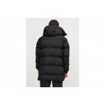 Jack And Jones Jcoalpha Ανδρικό Μακρύ Puffer Μπουφάν Μαύρο