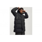 Jack And Jones Jcoalpha Ανδρικό Μακρύ Puffer Μπουφάν Μαύρο