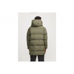 Jack & Jones Jcoalpha Ανδρικό Μακρύ Puffer Μπουφάν Χακί