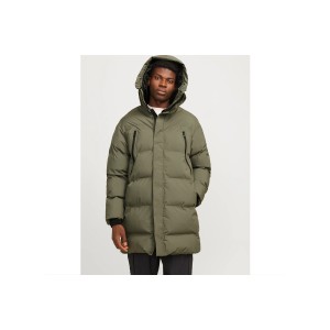 Jack And Jones Jcoalpha Long Μπουφάν Puffer Ανδρικό (12260481 DUSTY OLIVE)