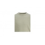 Jack And Jones Jorscott Knit Ανδρική Μακρυμάνικη Μπλούζα Φυστικί