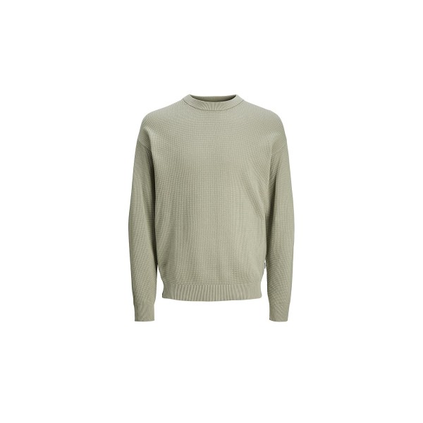 Jack And Jones Jorscott Knit Crew Neck Μπλούζα Πλεκτή Ανδρική (12261771 SEAGRASS)