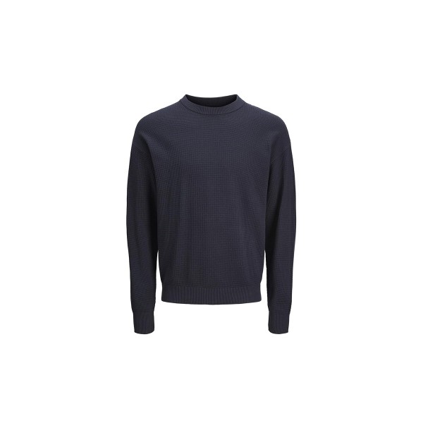 Jack And Jones Jorscott Knit Crew Neck Μπλούζα Πλεκτή Ανδρική (12261771 SKY CAPTAIN)