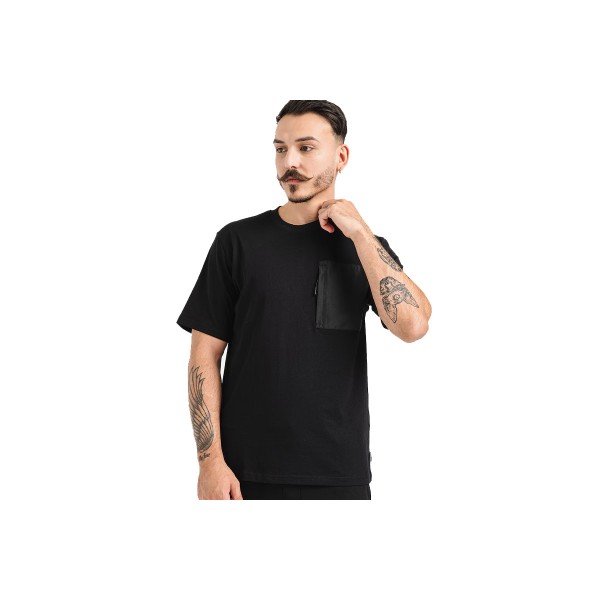 Jack And Jones Jcospire Pocket Ss T-Shirt Ανδρικό (12262185 BLACK)