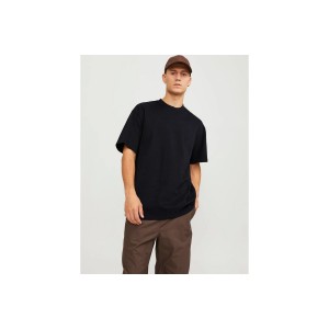 Jack And Jones Jcoripple Ss Crew Neck T-Shirt Ανδρικό (12262431 BLACK)