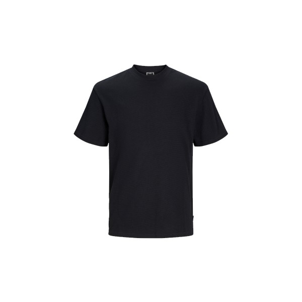 Jack And Jones Jcoripple Ss Crew Neck T-Shirt Ανδρικό (12262431 BLACK)