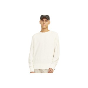 Jack And Jones Jcomason Knit Crew Neck Μπλούζα Πλεκτή Ανδρική (12264525 CLOUD DANCER-CYCLO)