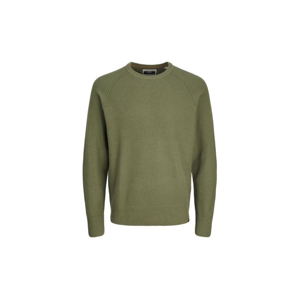 Jack And Jones Jcomason Knit Crew Neck Μπλούζα Πλεκτή Ανδρική (12264525 CYPRESS-CYCLO)