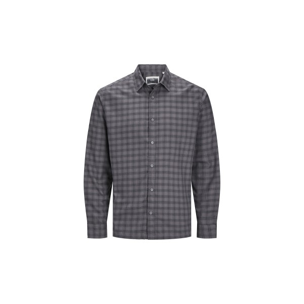 Jack And Jones Jcocharlie Check Shirt Ls Πουκάμισο Μακρυμάνικο Ανδρικό (12266044 PAVEMENT)