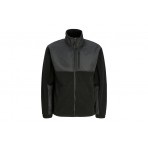 Jack And Jones Jcolima High Neck Zip Thru Ζακέτα Fleece Ανδρική (12266515 BLACK)