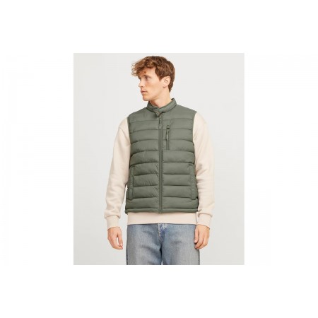 Jack & Jones Jjmac Light Bodywarmer Ανδρικό Μπουφάν Πράσινο