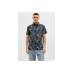 Jack & Jones Hawaii Aop Ανδρικό Κοντομάνικο Πουκάμισο Πολύχρωμο