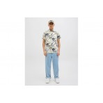 Jack & Jones Hawaii Aop Ανδρικό Κοντομάνικο Πουκάμισο Πολύχρωμο