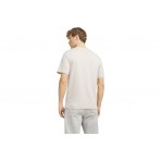 Jack & Jones Jjtaka Ανδρικό Κοντομάνικο T-Shirt Μπεζ