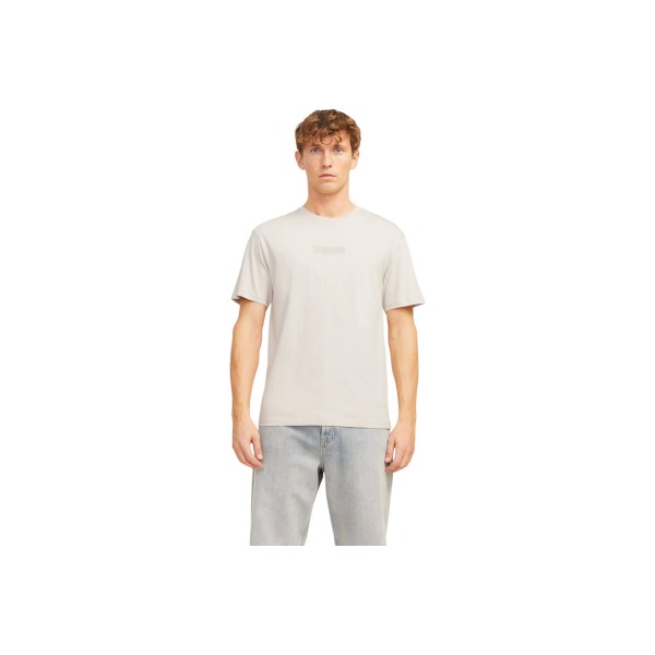 Jack And Jones Jjtaka Ss Crew Neck T-Shirt Ανδρικό (12269369 MOONBEAM)