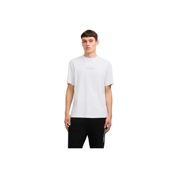 Jack And Jones Jjtaka Ss Crew Neck T-Shirt Ανδρικό (12269369 WHITE)