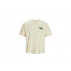 Jack And Jones Jorbigwig T-Shirt Ανδρικό (12275396 ANTIQUE WHITE)