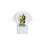 Jack And Jones Jorbigwig T-Shirt Ανδρικό (12275396 BRIGHT WHITE-FILTHY)