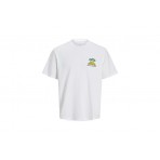 Jack And Jones Jorbigwig T-Shirt Ανδρικό (12275396 BRIGHT WHITE-FILTHY)