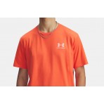 Under Armour Left Chest Logo Κοντομάνικο T-Shirt Πορτοκαλί