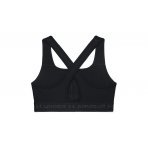 Under Armour Crossback Mid Bra Γυναικείο Μπουστάκι Μαύρο