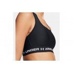 Under Armour Crossback Mid Bra Γυναικείο Μπουστάκι Μαύρο