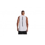 Under Armour Baseline Cotton Tank Ανδρική Αμάνικη Μπλούζα Λευκή