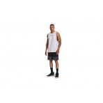 Under Armour Baseline Cotton Tank Ανδρική Αμάνικη Μπλούζα Λευκή