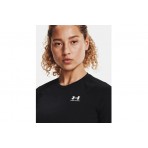 Under Armour HeatGear Γυναικεία Μακρυμάνικη Ισοθερμική Μπλούζα Μαύρη