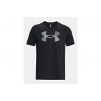 Under Armour Big Logo Fill Ανδρικό Κοντομάνικο T-Shirt Μαύρο