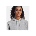 Under Armour Rival Fleece Γυναικείο Φούτερ με Κουκούλα Γκρι