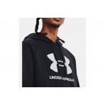 Under Armour Rival Fleece Logo Ανδρικό Φούτερ με Κουκούλα Μαύρο