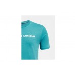 Under Armour B Logo Wordmark Παιδικό Κοντομάνικο T-Shirt Άκουα