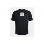 Under Armour Tech Prt Fill Ανδρικό Κοντομάνικο T-Shirt Μαύρο