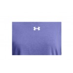 Under Armour Sportstyle Logo Κοντομάνικη Crop Top Μπλούζα Μωβ