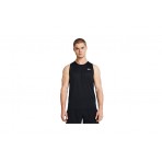 Under Armour Tech Tank Ανδρική Αμάνικη Μπλούζα Μαύρη