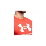 Under Armour Logo Ανδρικό Κοντομάνικο T-Shirt Κόκκινο