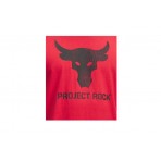 Under Armour Project Rock Payoff Ανδρικό Κοντομάνικο T-Shirt Κόκκινο