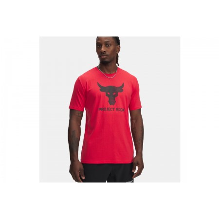 Under Armour Project Rock Payoff Ανδρικό Κοντομάνικο T-Shirt Κόκκινο