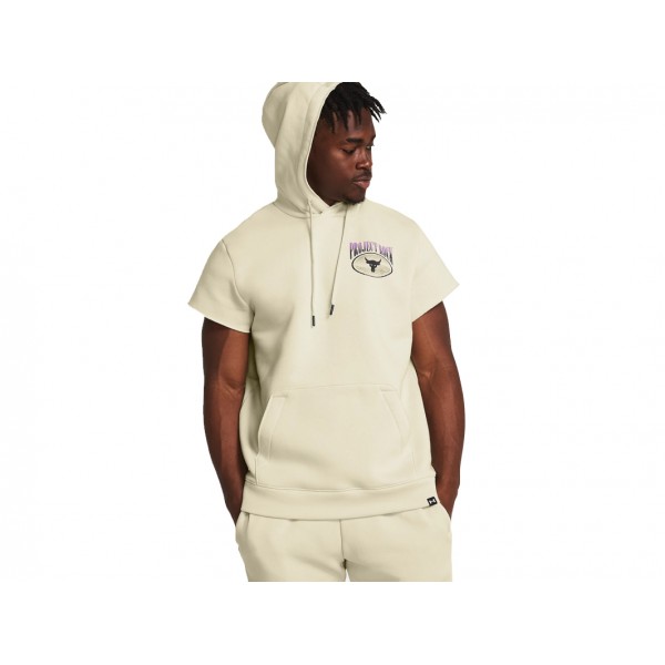 Under Armour Pjt Rck Q1 Ss Ess  Hoodie Κοντομάνικο Ανδρικό (1383209 273)