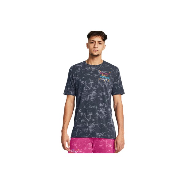 Under Armour Project Rock Tc Aop Graphic Ss T-Shirt Ανδρικό (1383294 044)