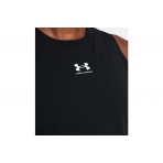 Under Armour Campus Muscle Γυναικεία Αμάνικη Μπλούζα Μαύρη