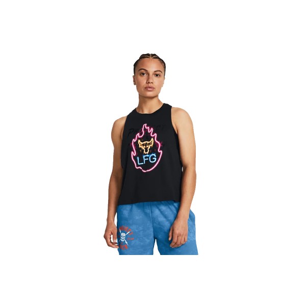 Under Armour Pjt Rck W Neon Flame Μπλούζα Αμάνικη Γυναικεία (1384505 001)