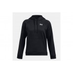 Under Armour Fleece Γυναικείο Φούτερ με Κουκούλα Μαύρο