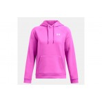 Under Armour Fleece Γυναικείο Φούτερ με Κουκούλα Ματζέντα