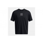 Under Armour Heavyweight SM Ανδρικό Κοντομάνικο T-Shirt Μαύρο