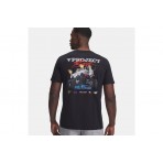 Under Armour Project Rock Truck Ανδρικό Κοντομάνικο T-Shirt Μαύρο