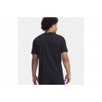 Under Armour Project Rock Iron Ss  T-Shirt Ανδρικό (1389945 001)