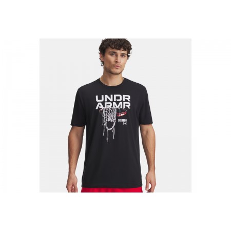 Under Armour M 60-40S Hoops Net Ss T-Shirt Ανδρικό 